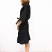 Mollensiuer Black Salon Robe - 1 Piece Client Gown Cape | Hair Cutting Smock Kimono Style for Salons - Buy Online on GoSupps.com