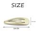 Dofash Snap Hair Clips 5CM/2 IN Metal Grips for Thin Hair - Blonde 12PCS - Buy Online on GoSupps.com