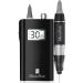 MELODYSUSIE Scamander Nail Drill Electric Nail Files Portable Rechargeable E File Kit 30000RPM Professional Electric Manicure and Pedicure Set Electronic equipment for Acrylic Nails UK B-black