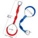 7PCS Colorful Ninja Rings Kit for Kids & Adults - Playground Gymnastic Ring Fitness Set - American Ninja Warrior Obstacle Course Accessories - Buy Online on GoSupps.com