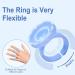 100PCS Glue Rings ANYINS - Disposable Lash Glue Holder for Eyelash Extensions - Blue - Buy Online on GoSupps.com