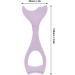 Reusable Silicone Winged Eyeliner Stencil for Makeup with Tooth Shaped Baffle and Detachable Fishtail Brush Soft and Flexible Multifunctional (Purple) - Buy Online on GoSupps.com