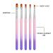 5-Part Professional Nail Brush Set | Gel & Acrylic Nail Tools for Extensions & Modeling - Buy Online on GoSupps.com