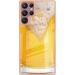 Sparkle Soft Silicone Bumper Case for Samsung Galaxy S22 Ultra - Bling Glitter Beer Design Transparent Hardcase Anti-Shock Protection - Buy Online on GoSupps.com