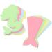 Colorful Pastel Mermaid Tail Craft Sheets - 24 Count for Crafts and DIY Projects - Buy Online on GoSupps.com