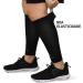 Muvin Solid Calf Compression Sleeves for Men & Women - Shin Splints & Leg Pain Relief - Black - Size S - Buy Online on GoSupps.com