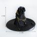 LALAFINA Black Witch Hat Gothic Top Hat Hairpin Halloween Vintage Hat Hair Clip for Cosplay Festival Masquerade - Buy Online on GoSupps.com