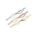 Kitsch Decorative Mini Bobby Pins - Fashion Metal Hair Pins for Women Hair | Small Bobby Pin for Thin Hair | Blonde Bobby Pins for Thick Hair | Bobby Pins for Styling & Sectioning 3 pcs (Diamond)