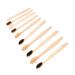 Goohochy 10 st travel toothbrush tooth hygiene mouth hygiene wood toothbrush sustainability dental cleaning dental clean biodegradable toothbrush bamboo toothbrush toothbrushes travel disposable