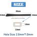 OPUGIT Silicone Eyeglass Replacement Temples - 8 Pairs Black - Buy Online on GoSupps.com