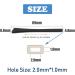 8 Pairs Anti-Slip Silicone Coatings for Glasses - Slipproof Hinge Repair Parts & Accessories for Metal Thin Sunglasses - Black/Purple - Buy Online on GoSupps.com