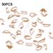 dijiusidy 50 Pieces Glass Crystal Set Eye-catching Personalized Nail Art Rhinestones DIY Handcraft Manicure Accessories for Card Making Type 1 - Buy Online on GoSupps.com
