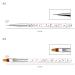 Voarge 10-Part Nail Brush Set - Art Painting & Drawing Brushes for UV Gel & Acrylic Nails - Pink Nail Art Accessories - Buy Online on GoSupps.com