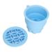 Buy Makeup Brush Cleaning Bowl - Compact Folding Scrubber for Home Use | Space-Saving Blue Design - Buy Online on GoSupps.com