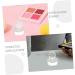 FOMIYES 2pcs Pressing Seal Mold Eyeshadow Stamp Powder Cosmetic Stamper Acrylic Eyeshadow Stamper 3.00X2.40X2.40CM Transparent - Buy Online on GoSupps.com