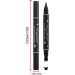 Stamp Eyeliner | Smudge Proof Ultra Thin Tip Waterproof Liquid Eyeliner - Double Headed Eye Cosmetics for Travel Dance Parties Black Eye Liner for for Beginners Pochy - Buy Online on GoSupps.com