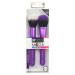 Buy MODA Royal & Langnickel EZGlam Duo Makeup Brush Set - Flawless Face 2-Piece Set with Duo Fiber & Powder Brush - Purple | International Shipping Available - Buy Online on GoSupps.com