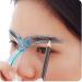 Eyebrow Stencil for Beginners Reusable DIY Eyebrow Stamp for 3 Minutes Makeup (BLUE)