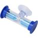 Children's Toothbrush Sand Timer - 2 Min Shower & Cooking Hourglass with Suction Cup | Mini Glass Timer for Kids (Blue) - Buy Online on GoSupps.com