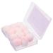 ULTECHNOVO 12pcs Wax Cotton Small Work Earbuds Ear Buds Noise Cancelling Earbuds Sleep Ear Protection Plug Invisible Wax Boxed