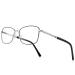 RB. Pilot Reading Glasses for Women Blue Light Blocking Computer Glasses Spring Hinge Readers Metal Frame Acetate Legs Black Frame Silver Bridge 1.0 x