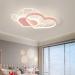 Shop DHGIE Dimmable LED Ceiling Lamp for Children s Room | Remote Control | 38W Cartoon Design in Blue & Pink - Buy Online on GoSupps.com