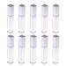 Healthcom 10 Pcs 7.5ml Square Clear Lip Gloss Tubes with Mirror LED Light - Refillable Cosmetic Containers for Women and Girls (Silver) - Buy Online on GoSupps.com