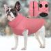 Femax Waterproof Dog Jacket - Winter Coat for Small Medium & Large Dogs | Padded Raincoat & Vest - Pink Cherry Blossom (L Chest 42cm Back 35cm) - Buy Online on GoSupps.com