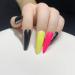 Changar Colorful Coffin Fake Nails - 100 Pcs Ballerina Press-On Acrylic Nail Tips for DIY Nail Art & Studios - Buy Online on GoSupps.com