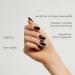 Doonails Soft Gel Press On Nails 30 Set Dark Dream Coffin Shape Salon Quality Full Cover Black Fake Nails Comfortable Fit & Medium Length - Buy Online on GoSupps.com