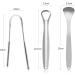 WILsem Stainless Steel Tongue Scraper | Tongue Cleaning Tool for Bad Breath | Includes Storage Box | Silver | International Shipping Available - Buy Online on GoSupps.com
