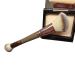 Double End Complexion Brush for Face Powder Dual Ended Duo Makeup Blush Brush for Blending Liquid Foundation Concealer Cream Cosmetic Eye shadow brush (Rose Gold) Rose Gold 7.28 Inch