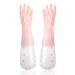 Cleaning Gloves Waterproof Household Cleaning Gloves Kitchen Cleaning Dishwashing Laundry Gloves Dishwashing Gloves Pink