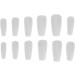 Short Nai Tips Nai Tips 504 Pieces Multiple Sizes DIY Nail Art with Storage Box for Nail Salon for Acrylic Nails - Buy Online on GoSupps.com