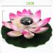 Solar Flower Light Artificial Lotus Shape Garden Pool Lamp Night Light Solar Pool Light Creative Solar Light (Color : Pink) (Red) - Buy Online on GoSupps.com