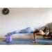 Clever Yoga 2 Pack Blocks and Strap Set - Lightweight High Density Foam Blocks (9x6x4 Inches) & 8FT Cotton Strap for Yoga Beginners - Purple - Buy Online on GoSupps.com