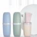 Blue Travel Toothbrush Holder with Lid - Portable Toothbrush Storage Box for Household Use - Buy Online on GoSupps.com