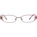 HELES Women's Full Rim Rectangular Reading Glasses - Anti-Reflection UV Coating Red +1.00 Strength | International Shipping Available - Buy Online on GoSupps.com