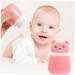 Minkissy 9 Pcs Powder Puff Box Set | Baby Body Powder Puff Travel Dispenser | Infant Talcum Powder Bottles | Pink Sponge | Powder Storage Bottle - Buy Online on GoSupps.com
