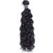 Amella Hair Wet And Wavy Human Hair Bundle - 20 Inches 100% Unprocessed Brazilian Virgin Water Wave - Natural Black Color - Can Be Dyed - Tight and Neat - 20 Inch Water Wave Hair Bundle - Buy Online on GoSupps.com