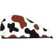 Brown Black Cow Microfiber Hair Towel - Super Absorbent Quick Dry Hair Wrap for Long Curly & Thick Hair | Soft Coral Velvet for Women - Buy Online on GoSupps.com