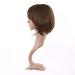 MapofBeauty Natural Designer Short-Length Synthetic Straight Wig - Light Brown | Premium Quality & Worldwide Shipping - Buy Online on GoSupps.com