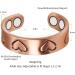 EnerMagiX Tri Tone Magnetic Copper Ring for Women/Men - Adjustable Size, 2 Magnets - Perfect Women's Day Gift for Mom/Wife - Buy Online on GoSupps.com