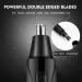 KouRy Portable Ear Nose & Brow Trimmer Painless Electric Groomer for Men & Women | Battery-Operated Facial Hair Clipper - Buy Online on GoSupps.com