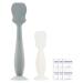 2 Pack Baby Diaper Cream Brush Diaper Cream Spatula with Cleaning Alcohol Pads Baby Bum Brush for Butt Paste Diaper Cream Diaper Cream Spatula Applicator Silicone Baby Butt Paste Spatula for Babies Newborn Large Grey...