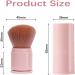 Retractable Kabuki Foundation Brush Portable Makeup Brush Travel Face Blush Brush for Powder Mineral Foundation Blending Blush Pink - Buy Online on GoSupps.com