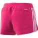 adidas Women's Pacer 3-Stripes Woven Shorts - Team Real Magenta/White | Medium Size - Buy Online on GoSupps.com