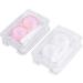 Milisten Travel Contact Lens Kit Case - 2 Pack with Tweezers & Solution Bottle for Women & Girls - White & Pink - Perfect for International Shipping - Buy Online on GoSupps.com