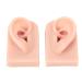Buy Flexible Piercing Practice Ear Model - 1 Pair Soft Silicone for Doctors & Hospitals (Light Skin Color) - International Shipping Available - Buy Online on GoSupps.com