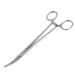hemostatic tweezers stainless steel dog cat pet scissors ear hair clip fishing scissors tool (12B) 12.5cm curved